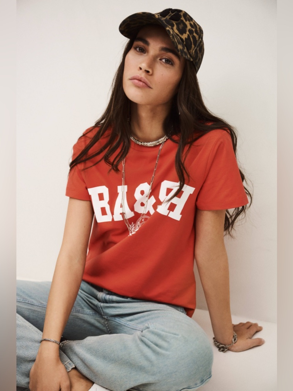 BA&SH T-Shirt Ioni Top Size 3=large